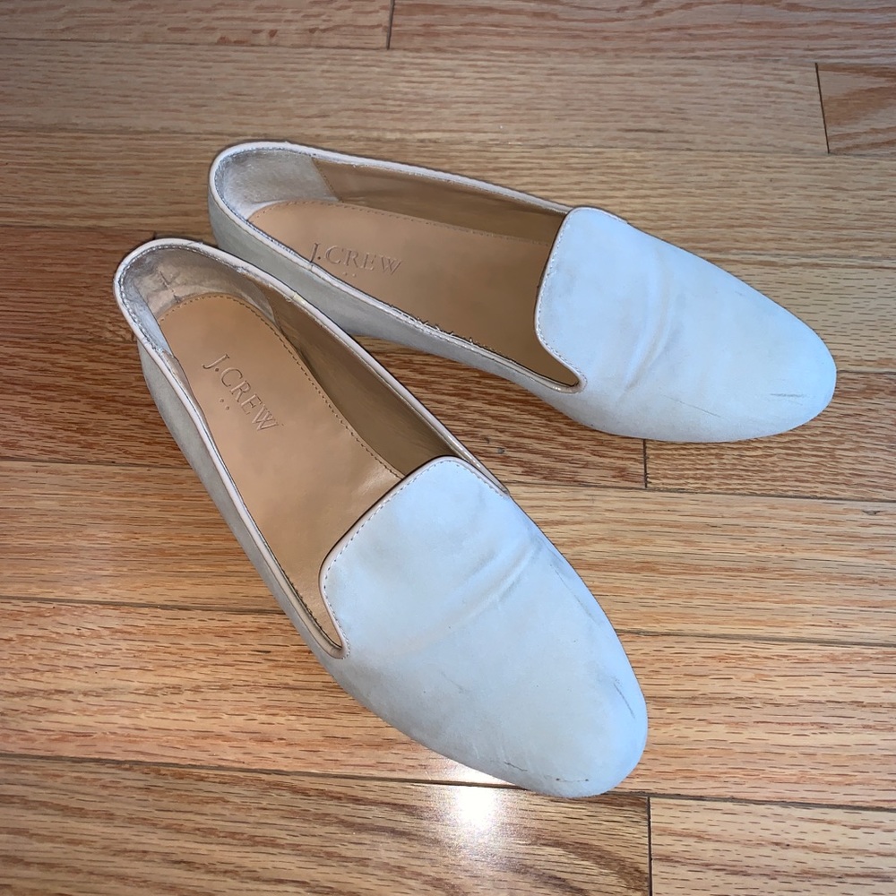 J.CREW SUEDE FLAT LOAFERS